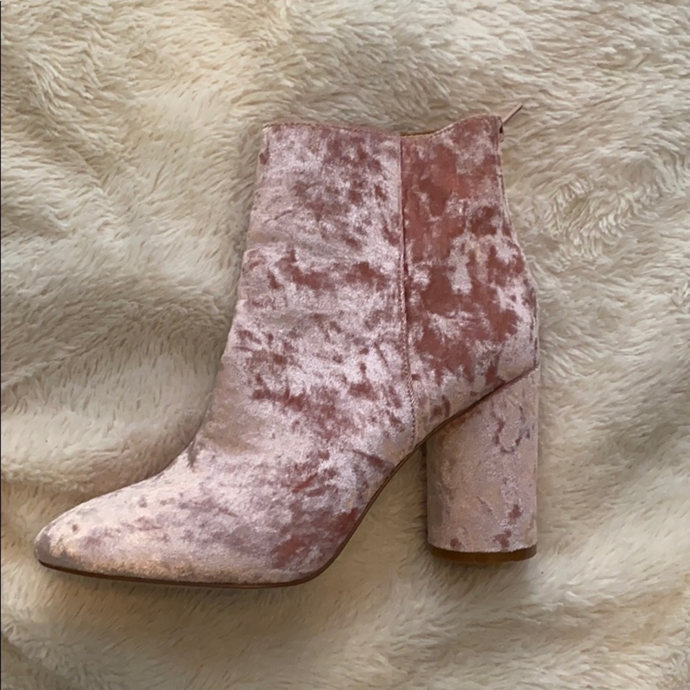 Pink booties